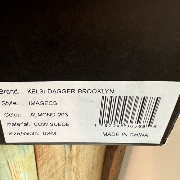 NWT Anthropologie x Kelsi Dagger Brown Over Knee Block Heel Suede Boots - Picture 11 of 14